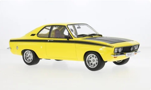 Opel Manta A Irnscher 1974 Geel/Zwart - 1:18
